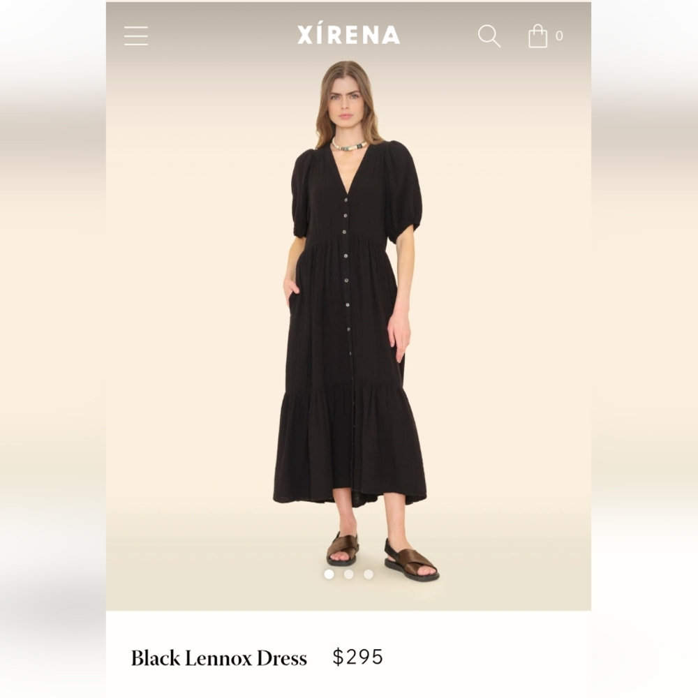 Lennox Xirena Dress Black XS